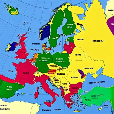 Map of Europe | Stable Diffusion | OpenArt