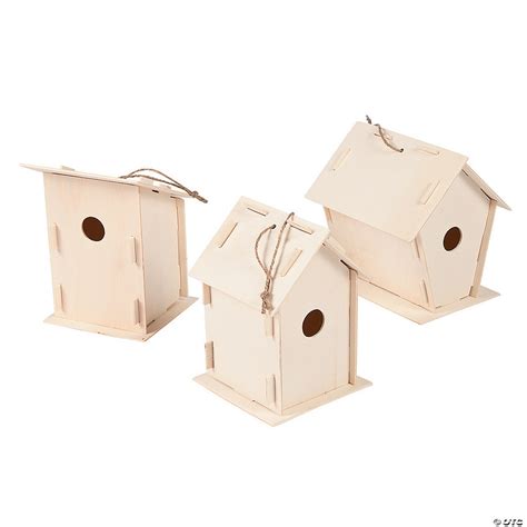 DIY Unfinished Wood Birdhouses