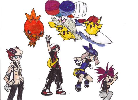 pokemon adventures characters by vg-tails on DeviantArt