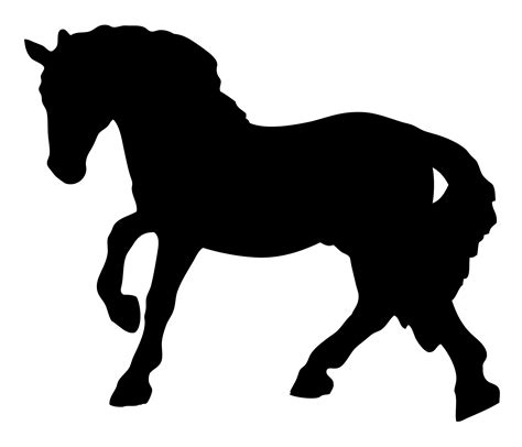 Horse Black Silhouette Free Stock Photo - Public Domain Pictures