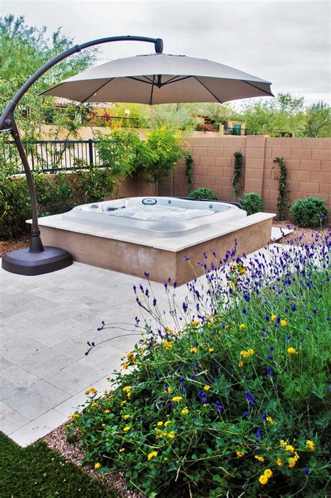 Jacuzzi, Pool, and Grill Backyard - Traditional - Patio - Phoenix - by ...