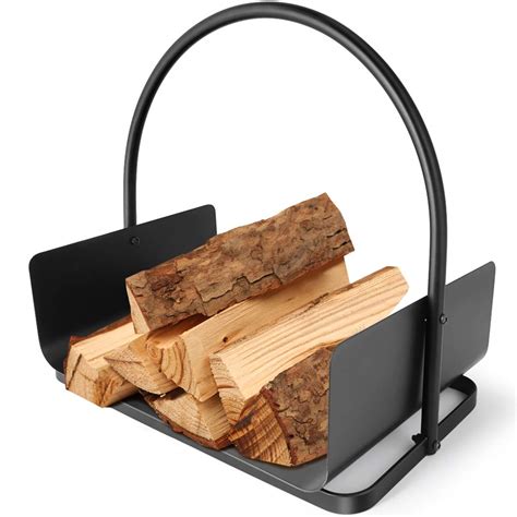 Amagabeli Fireplace Log Holder 17 x 12 x 17inch Firewood Black | eBay