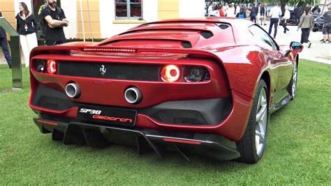 One-Off Ferrari SP38 Deborah World Premiere - Start Up Sound, Driving & Overview! - YouTube