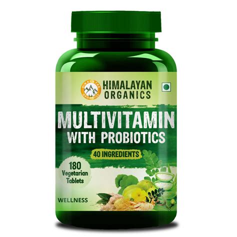 Buy Himalayan Organics Multivitamin for men & women with 40 ingredients ...