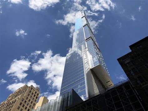 Central Park Tower's Construction Crane Begins Disassembly Above ...