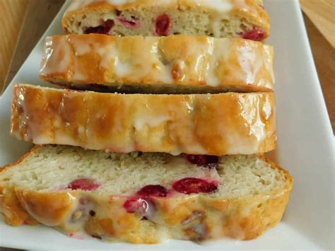 Lemon Cranberry Loaf - Drizzle Me Skinny!