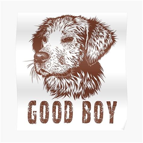 "Good Boy " Poster for Sale by 9chaa | Redbubble