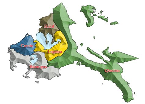 Bicol Region Map PNG