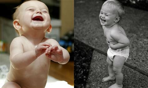 Watch this funny video where adorable babies start laughing at random ...