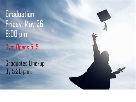 Graduation May 26 at 6:00 PM | School District of Lomira