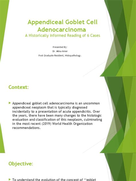 Appendiceal Goblet Cell Adenocarcinoma | PDF