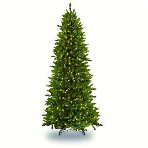 9 ft. Pre-lit Slim Fraser Fir Artificial Christmas Tree 800 UL listed ...