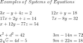 Applications of Systems of Equations - Lesson | Study.com