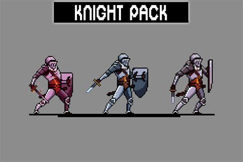 Free Knight Character Sprites Pixel Art Download - CraftPix.net