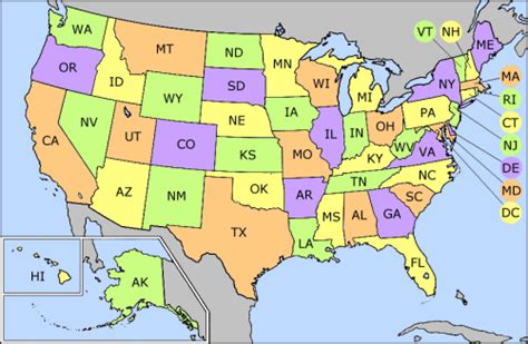 Modèle:Carte des États des États-Unis — Wikipédia