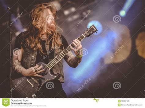 Devildriver, Neal Tiemann Live Concert 2017 Editorial Stock Photo ...