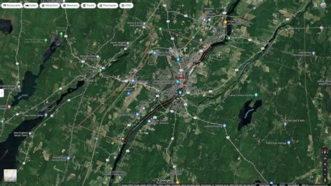 Waterville Maine Map - United States