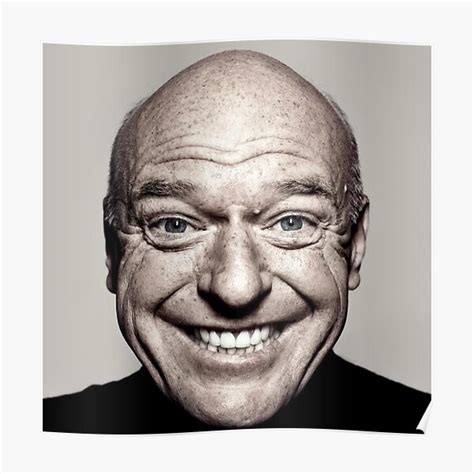 "Hank Schrader Dean Norris Glückliches Gesicht" Poster von memelordKING | Redbubble