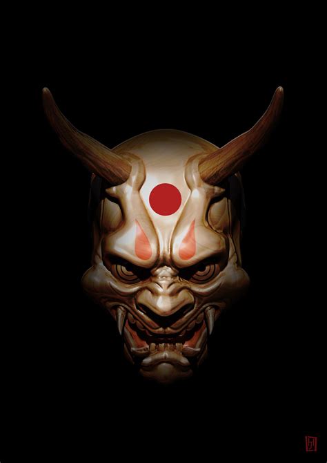 Samurai Demon Mask Wallpaper