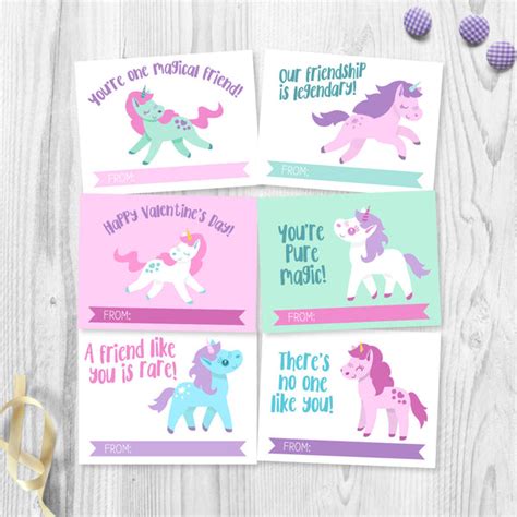 Unicorn Valentine Cards – Simple Everyday Mom