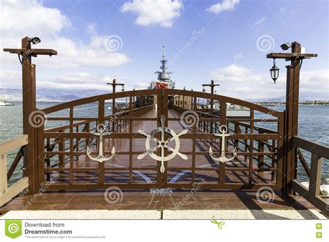 Closed Entrance Door of Ege and Piri Reis Museum Ships in Izmir Editorial Stock Photo - Image of ...