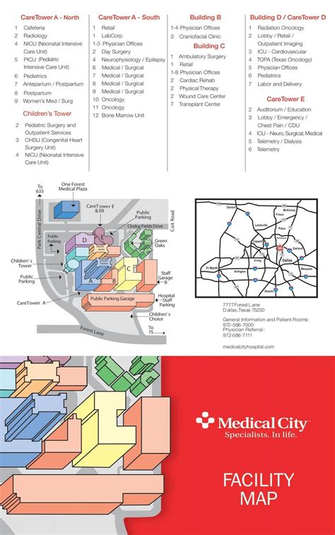 FACILITY MAP - Medical City Dallas Hospital