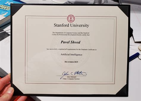 I'm now Stanford-Certified with a Non-Degree Certificate - A Foo walks into a Bar... - blog by ...