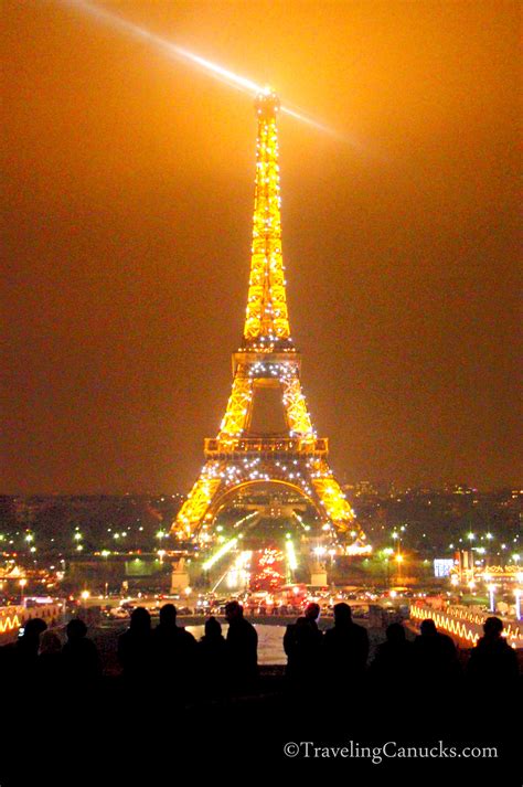 Eiffel Tower Light Show in Paris, France