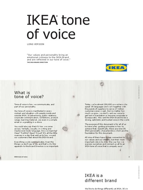 Tone of Voice Sample | PDF | Brand | Common Sense