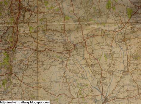 Malvern's Lost Railway: Malvern-Ashchurch Route Maps