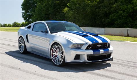 White and Blue Ford Mustang Shelby GT500