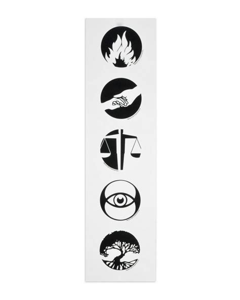 Divergent – Faction Symbols Temporary Tattoos ***DISCONTINUED*** – NECAOnline.com