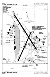 Charleston International Airport Map