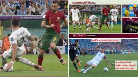 Portugal's Bruno Fernandes awarded the controversial penalty of the 2022 World Cup against ...