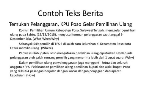 Contoh Teks Menjadi Presenter Berita Tv – Berbagai Contoh