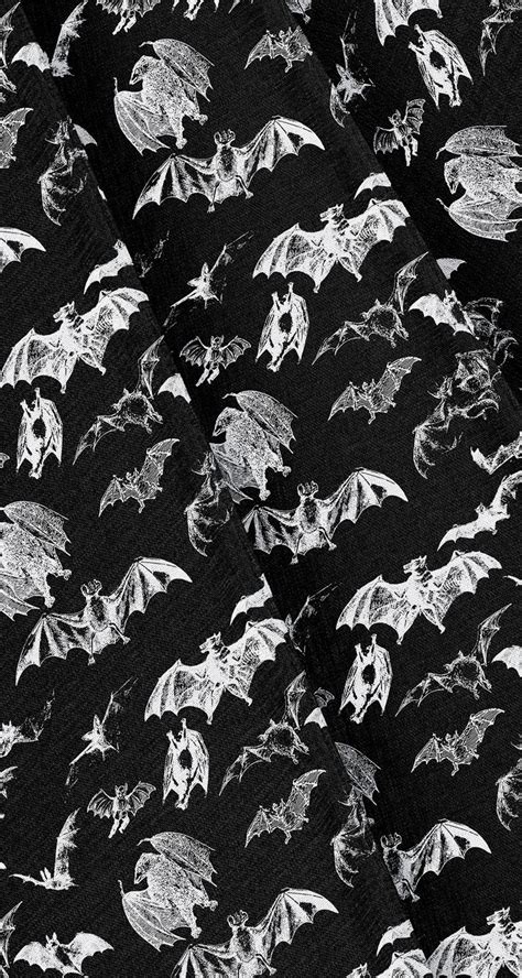 This Black bats fabric is perfect for your next diy project or decor ...