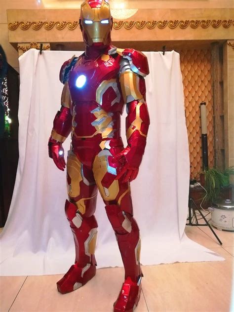 Iron Man MK43 Suit Iron Man Cosplay Costume Wearable Made to Measure ...