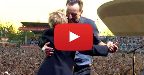 Bruce Springsteen Dances With His Mother Adele