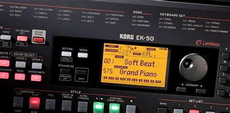 EK-50 Limitless - ENTERTAINER KEYBOARD | KORG (USA)