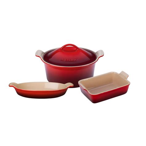 Le Creuset 4 Piece Stoneware Bakeware Set & Reviews | Wayfair