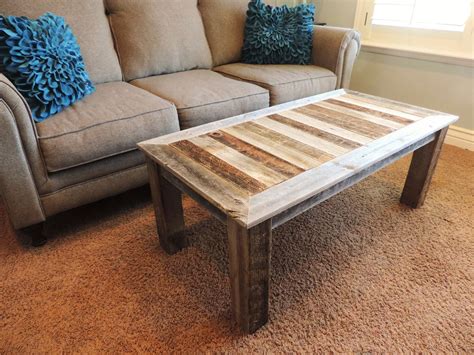 AllBarnWood--Rustic Reclaimed Wood Coffee Table, Solid Natural Barnwood Living Room Tables, Farm ...