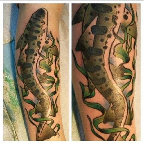 Leopard Shark Done by J Esparza at Resistance... | Shark tattoos, Leopard shark, Resistance tattoo