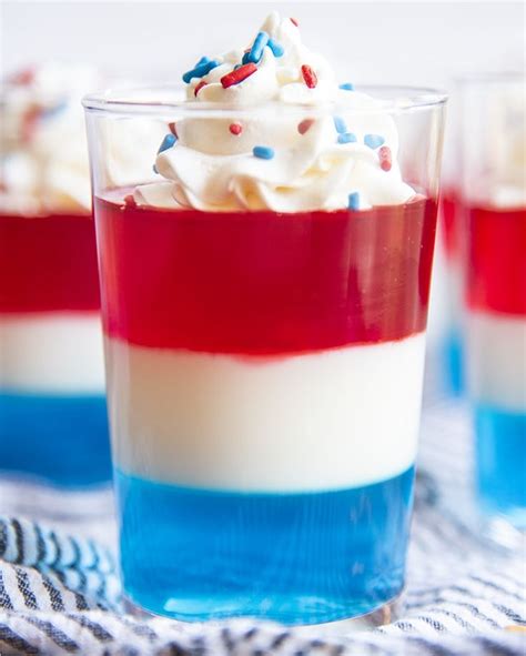 Red White and Blue Jello Cups | Recipe | Layered jello recipe, Jello ...