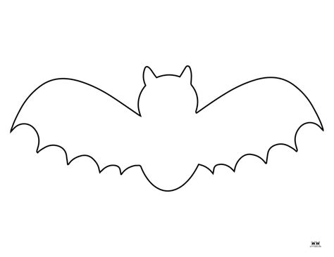 Bat Templates & Coloring Pages - 53 FREE Printables - PrintaBulk