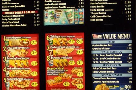 Taco Bell Menu from the 90s. What’s your order? : r/90s