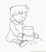 Caillou And Sarah Coloring Pages sketch template