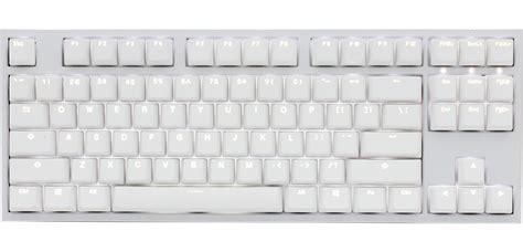 One 2 White Edition TKL mechanical keyboard - Special white edition for One 2 single backlit model