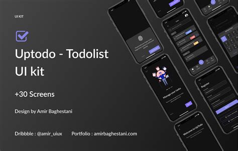 UpTodo - Todo list app UI Kit | Figma Community