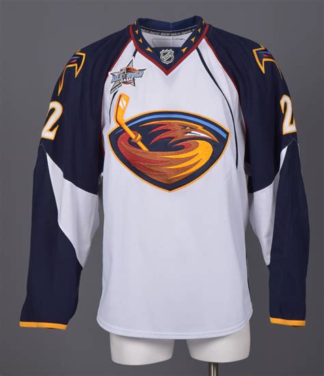 Lot Detail - Garnet Exelby's 2007-08 Atlanta Thrashers Game-Worn Jersey ...