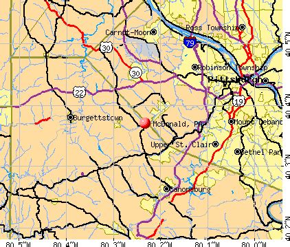 McDonald, Pennsylvania (PA 15057) profile: population, maps, real ...